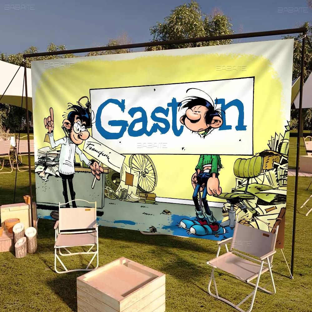 Commercial Banner Printing - G-Gaston Lagaffe 애니메이션 고급 인쇄 광고