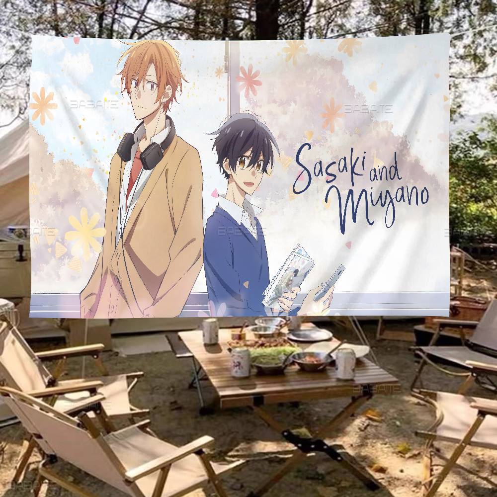 Commercial Banner Printing - 사사키와 미야노 애니메이션 고급 인쇄 광고용