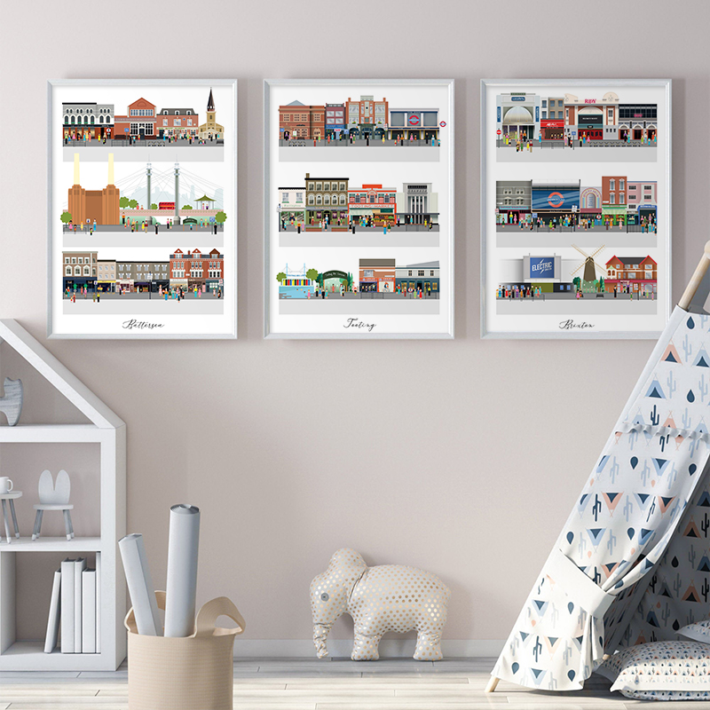 Commercial Printing London - 런던 상업용 캔버스 페인팅 배터시 브릭스턴