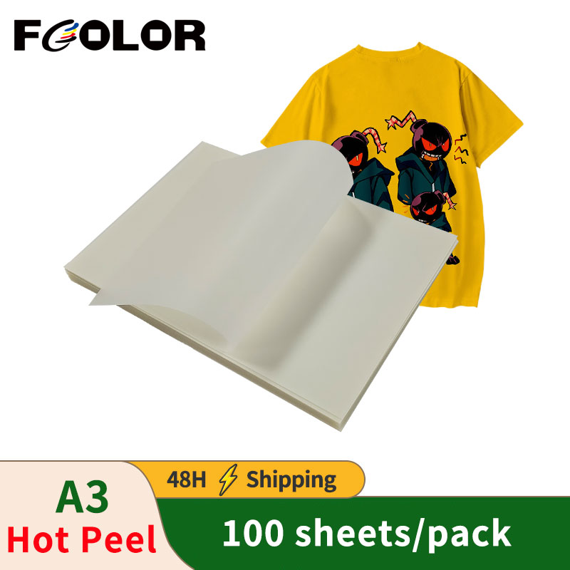 Dtf Hot Peel Film - 100개 A3 DTF PET 필름 무광