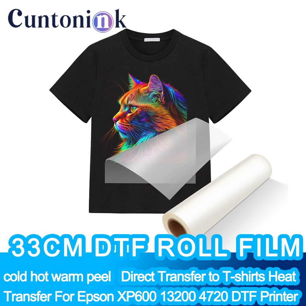 Dtf Hot Peel Film - 33cm DTF PET 필름 롤 티셔츠