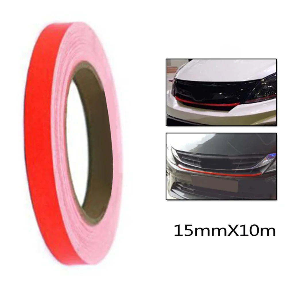 Heat Transfer Vinyl Roll - 15mm X 10m 레드 라이닝 반사
