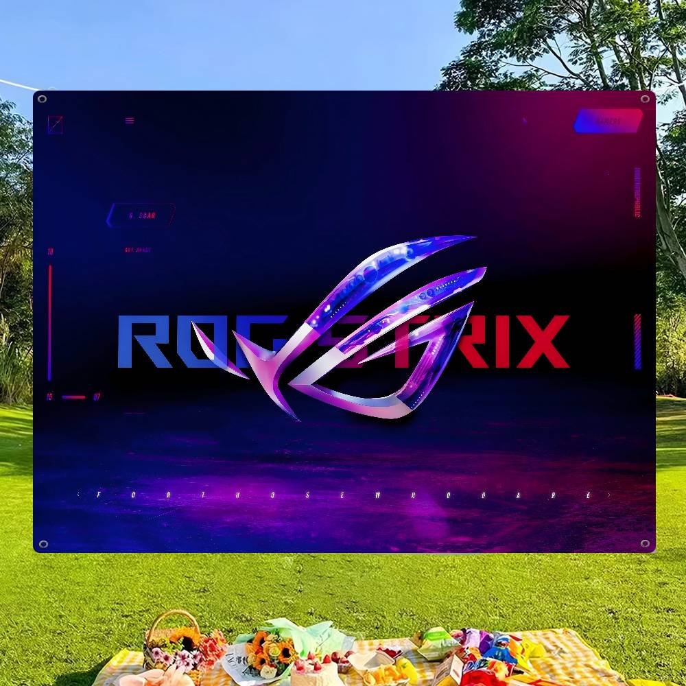 Commercial Banner Printing - A-AsuS-S R-ROG 로고 고급 인쇄 상업