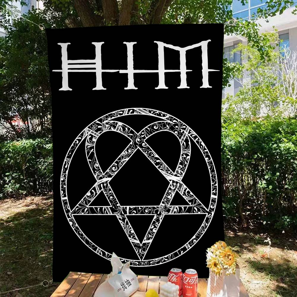 Commercial Banner Printing - Rock H-HIM 밴드 고급 인쇄 상업