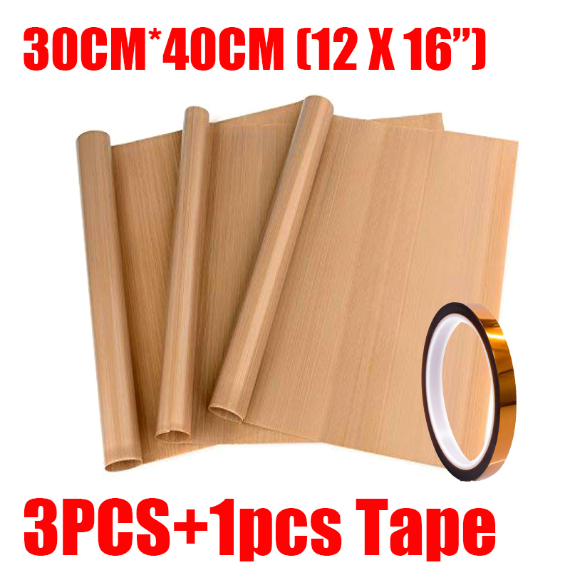 Heat Press Teflon Sheet - 3Pcs PTFE Tefloon Shee 열 프레스