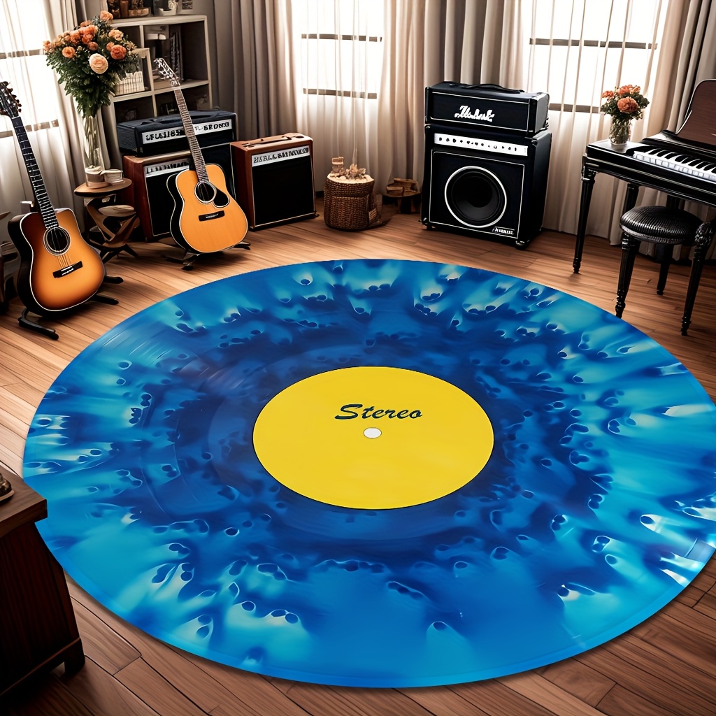 레트로 음악 비닐 레코드 원형 러그 2D 프린트 빈티지 - Commercial Vinyl Printing Machine 리뷰 및 가격