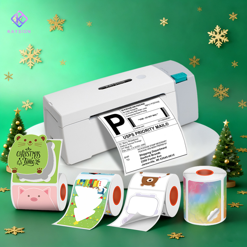 KAYSION 열전사 배송 라벨 프린터 휴대용 프린터  - Commercial Printing And Mailing 리뷰 및 가격
