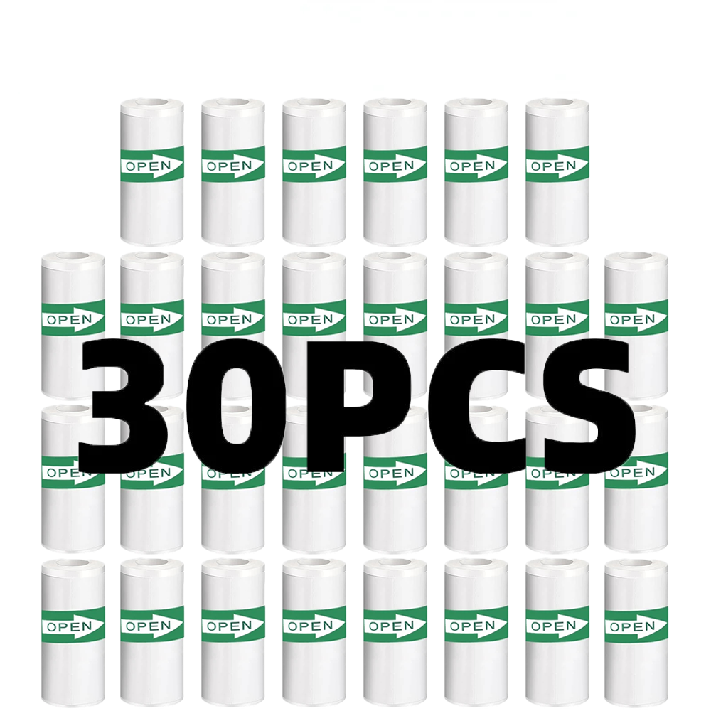 30 롤 57*25mm 감열지 흰색 스티커 카메라 인스 - Heat Transfer Vinyl Roll 리뷰 및 가격