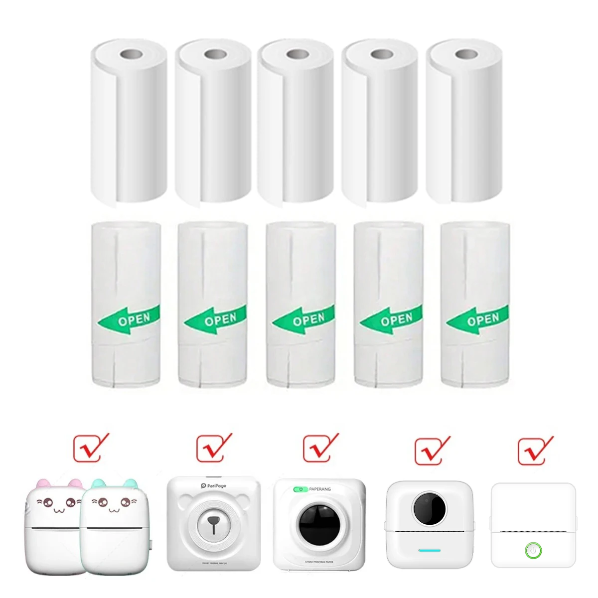 미니 프린트 카메라 감열지 롤, 자체 접착 및 비 스티 - Heat Transfer Vinyl Roll 리뷰 및 가격