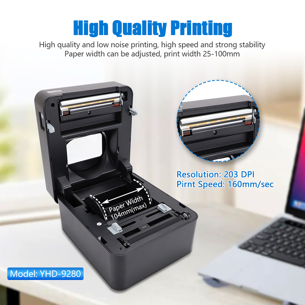 YHDAA 4인치 감열 배송 라벨 프린터, 영수증/운송 - Commercial Printing Options 리뷰 및 가격