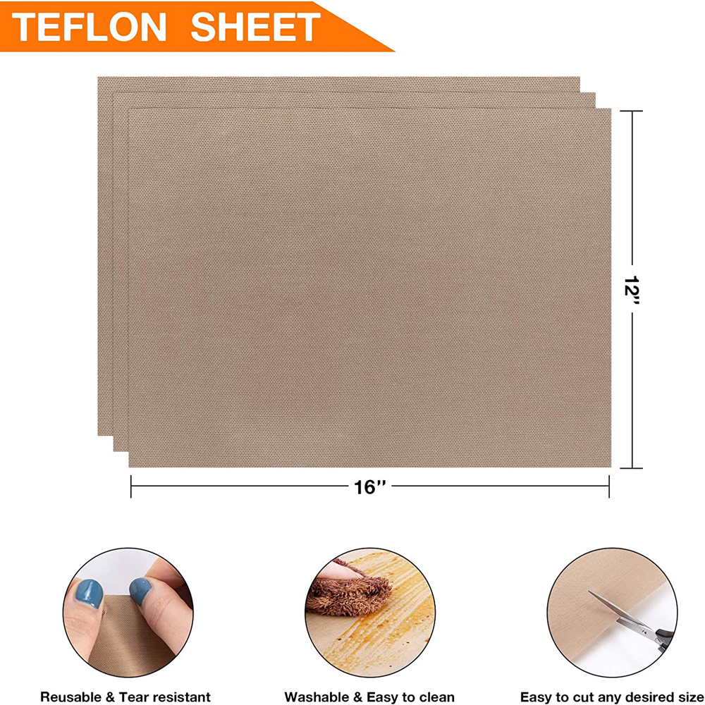 다림질 열 프레스용 PTFE 시트 비 스틱 내열성 공예 - Heat Press Teflon Sheet 리뷰 및 가격