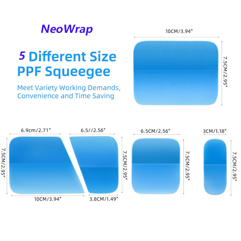 5 in 1 PPF 스퀴지 안티 스크래치 고무 스크레이 - Screen Printing Squeegee 리뷰 및 가격