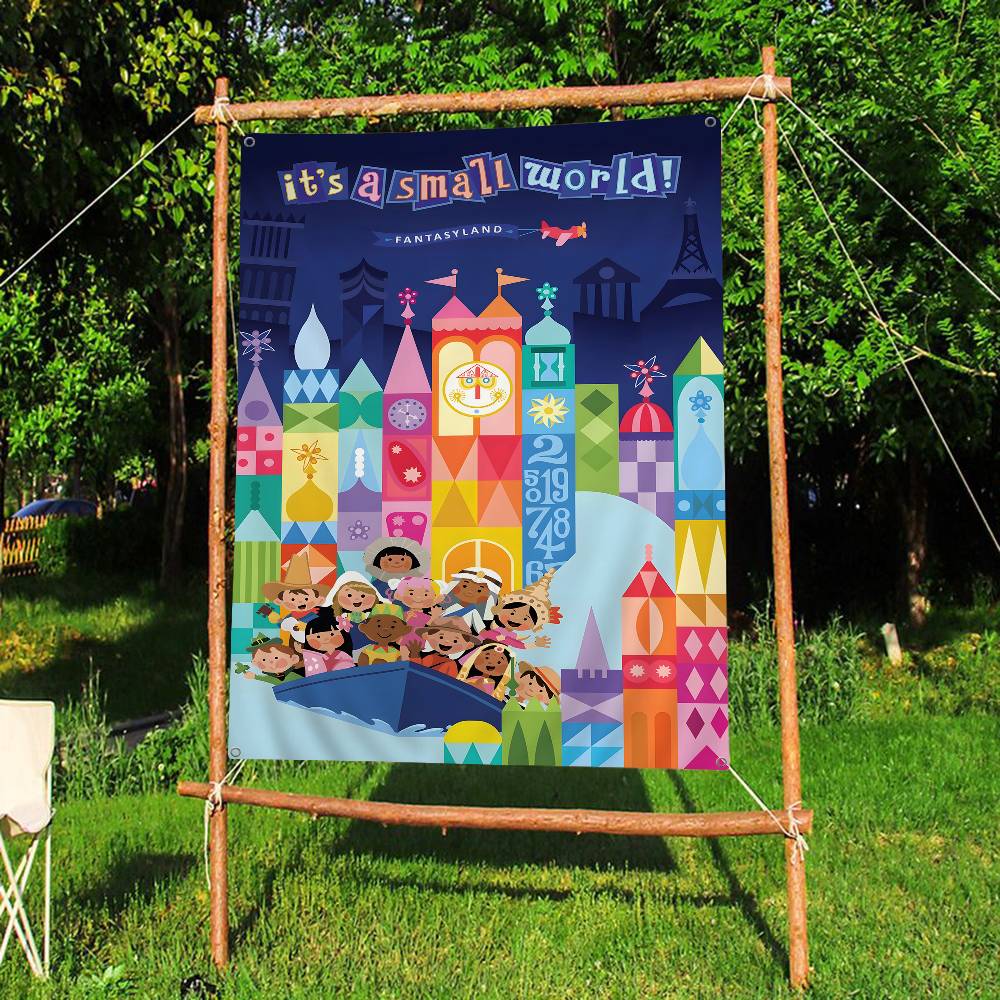 작은 세상의 작은 세계를 연상시키는 고급 인쇄 광고 깃 - Commercial Banner Printing 리뷰 및 가격